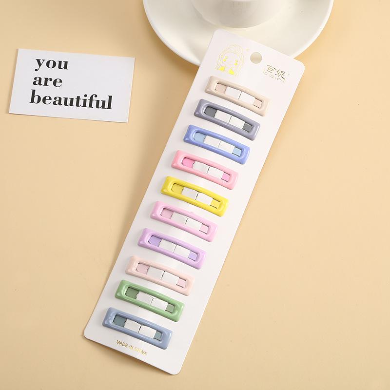 2023 Ice Cream Color Star Hair Clips for Girls – Cute BB Bangs Clips