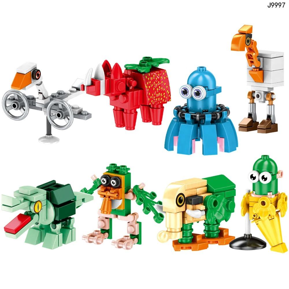 Brainrot Tung Tung Tung Sahur Italy Tralalero Tralala Building Blocks Funny Assembly  Bricks Toys for Child's Birthday Gifts