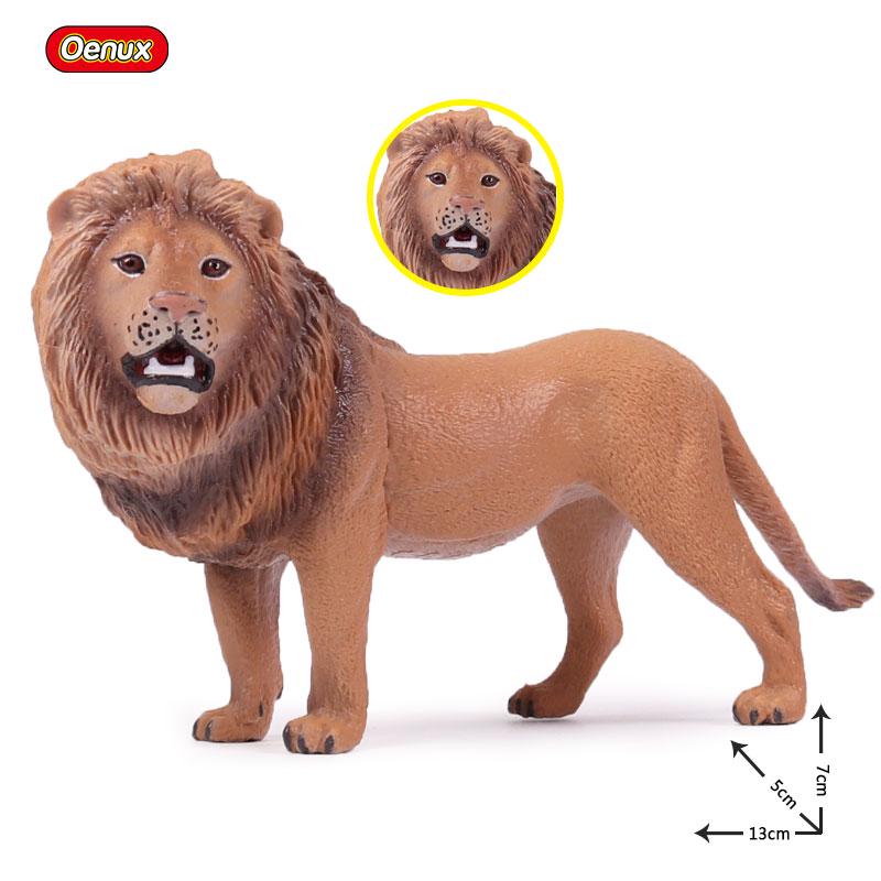 Oenux Lesní divoká zvířata Los Had Zebra Krokodýl Páv Kůň Model Akční figurka Figurky Miniaturní sbírka Dětská hračka