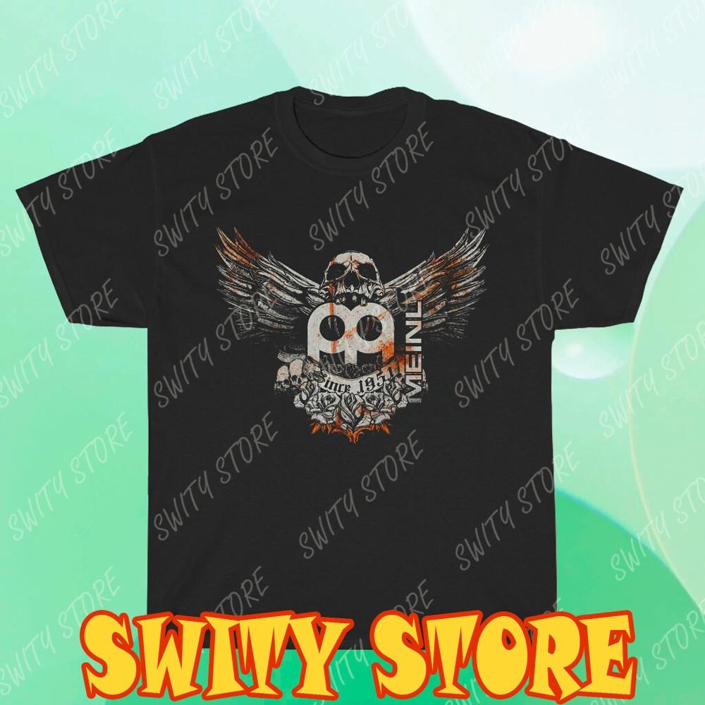 

Meinl Cymbals Drums Men s Black T-shirt Size T-Shirt Funny Size S to 5XL XL