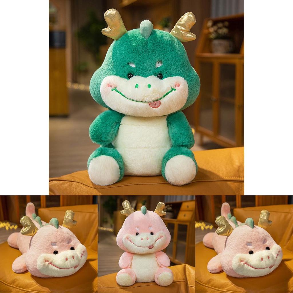 Cute Lucky Dragon Plush Toy Soft And Skin-friendly Dragon Doll For Good Luck And Year Of The Dragon Dcor Wholesale Authorized