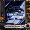 TapestryPenrith Panthers Custom Name Text Personalized Wall Hanging Tapestry Home Wall Decor