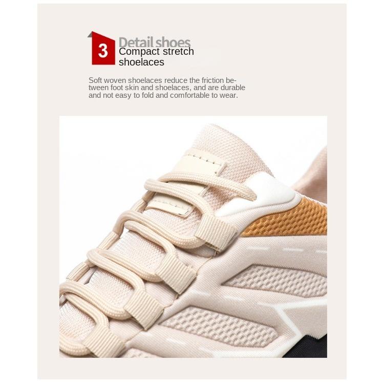 Herrenschuhe mit dicker Sohle, modisch, bequem, temperamentvoll, sportliche Laufschuhe für Herren, leichte, lässige Einzelschuhe
