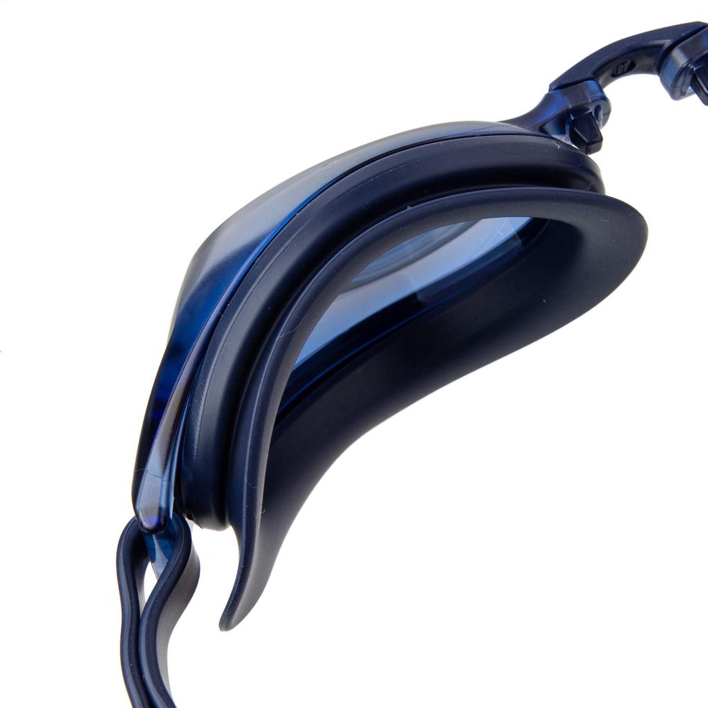 MIZUNO Swim Cushion Blue with Silver Mirror Goggles, Type, N3JE601114,