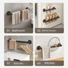Waterproof Towel Rack Aluminum Storage Rack New Towel Pole  Home Bathroom