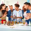 New 3D Happy Birthday Card Four-Layer Birthday Cake Foldable Greeting Card Pop Up Best Wishes Father's Day Card Birthday Party