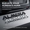 For Almera Rear Trunk Emblem Badge Sticker 3D ABS Body Logo Decal Tailgate Car Styling Accessory