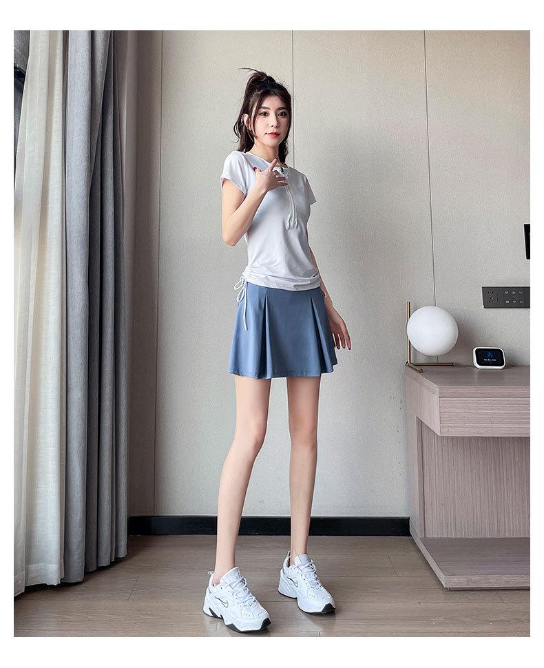 Women's Summer 2025 Quick-Dry Badminton & Tennis Outfit - Short Skirt Fitness & Yoga Suit