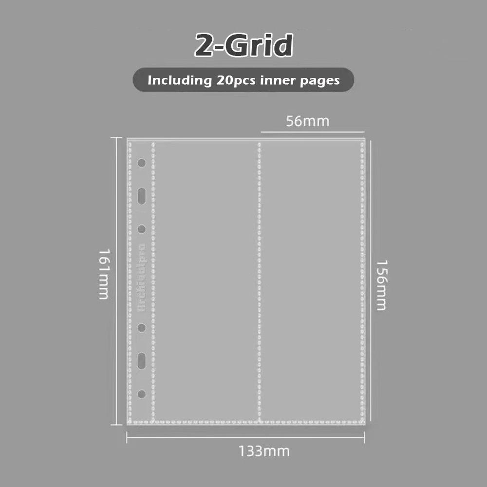 Large Capacity 6-inch Photocard Holder PU Leather Loose-leaf Photo Album Solid Color Idol Card Storage Booklet