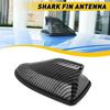 Universal Shark Fin Roof Antenna Radio FM/AM Antena Radio Carbon Fiber Black