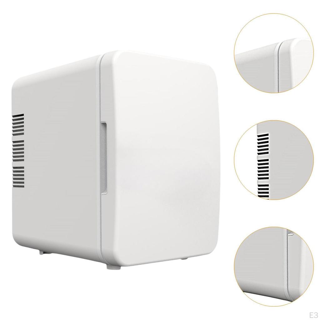 4L Minikjøleskap Flerbruks Drikkekjøleskap Kjøler for Dykkere Soverom Bobiler rosa