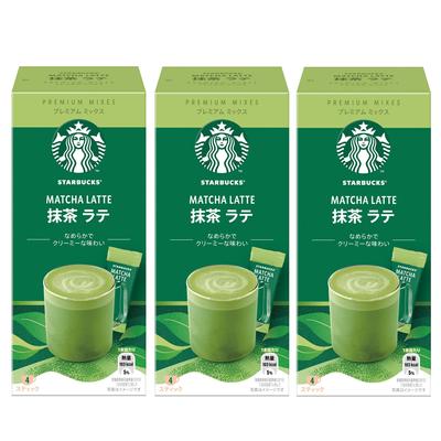 Premium Mix Matcha Latte Stick Coffee 4P x 3 קופסאות Nestlé Starbucks®