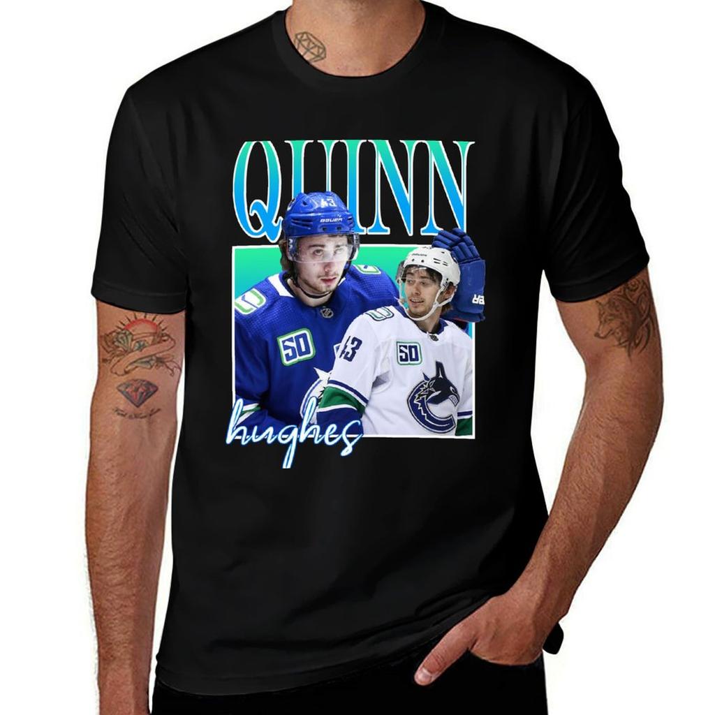 QH T-shirt t-shirt Unisexe coton marque de luxe T-shirt