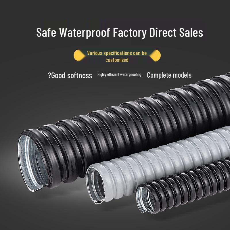 High-Temperature Resistant Flame Retardant Plastic-Coated Flexible Metal Conduit (20/25/32)