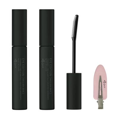 [Bulk Purchase] Ettusais Eye Edition (Mascara Base) Mascara Primer, Waterproof, Clear Black Liquid, 6g X 2 [Includes Official Original Hair Clip]