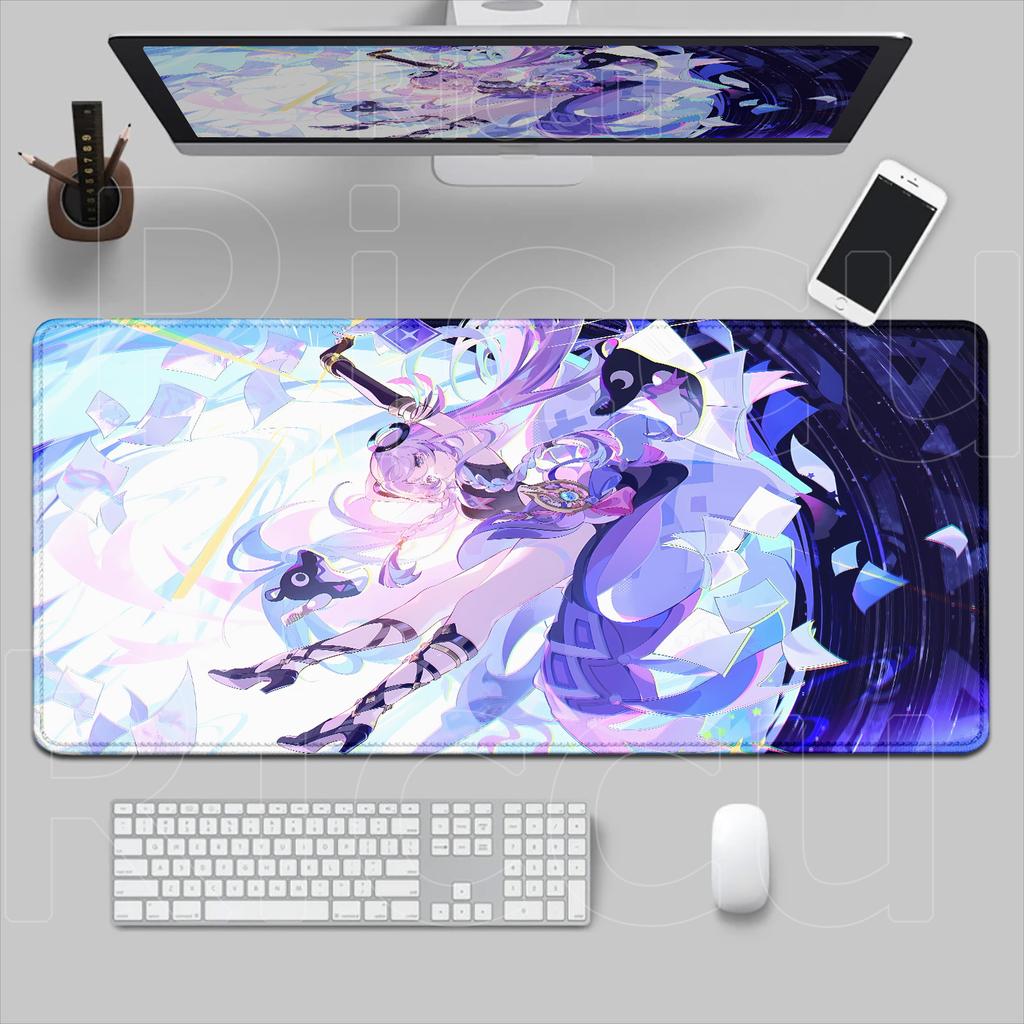 Kawaii Genshin Impact Citlali Large Mouse Pad xmm NonSlip Rubber Gamer Computer Desk Mat Office Laptop Decor