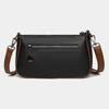 Women Messenger Bags Cowhide Ladies Handbag Universal Large Capacity Double Strap Simple Temperament Shopping Trip School