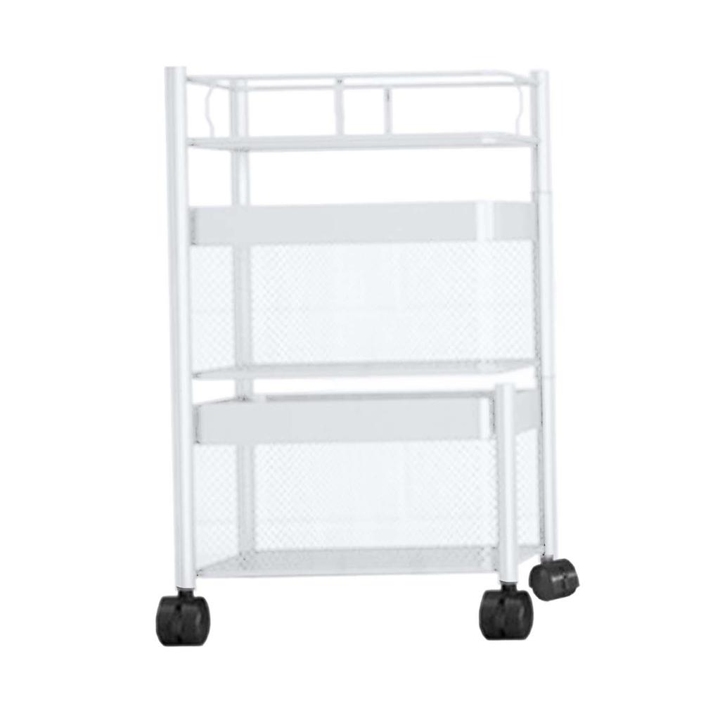Heavy Duty Kitchen Shelf with Wheels, Shelves Cart ,Storage Trolley, for Household Bathroom