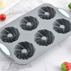 Heat Resistant Silicone Fluted Tube Cake Molds for Oven Microwave Baking Pan with Easy Releases Dishwasher Safe Design