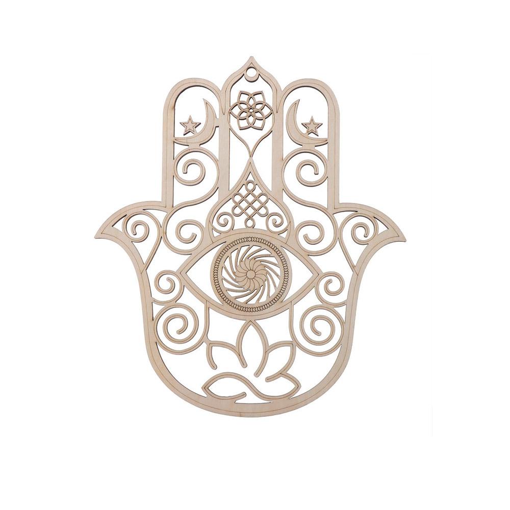 Wooden Wall Art Home Decor Flower Of Life Energy Mat Decorative Boards Crafts Slice Wood Base Coasters Sacred Geometry Ornament