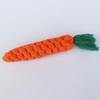 Hand-Woven Cotton Rope Carrot Dog Toy
