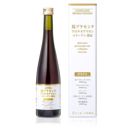 [Charune Cosmetics] Horse Placenta Enzyme Drink 500ml <Delicious Peach Flavor Proteoglycan Collagen Drink Supplement Enzyme Beauty Drink Father's Day