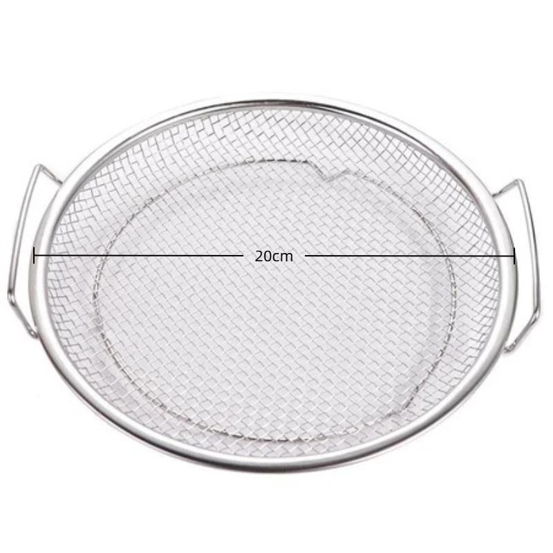 

2026 Food-grade Kitchen Oil Filter Tray Stainless Steel Mesh Frying Drain Pan Strainer Colander