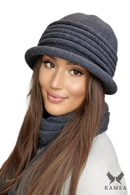 Salerno Autumn-Winter Women' Hat Graphite Color