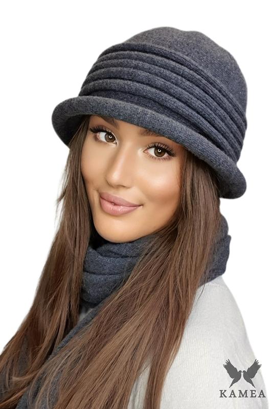 Salerno Autumn-Winter Women' Hat Graphite Color