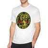 Cobra Kai Mens Fashion T Shirt Cotton Tee Shirts Short Sleeve White