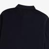 Fred Perry Long Sleeve Plain Fred Perry Shirt Navy Honeycomb Afpm2436006 W75