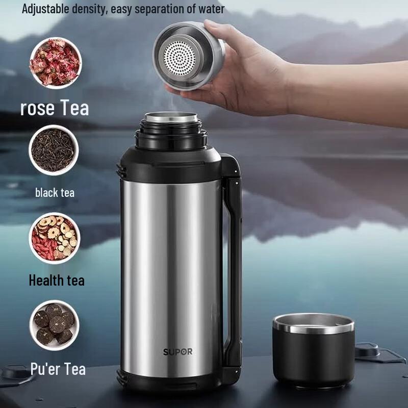 SUPOR 2L Stainless Steel Insulated Outdoor Flask
