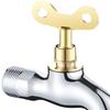Garden Tap Lockable Faucet with Key, , Replacement, Water Outdoor for Workshop, Public