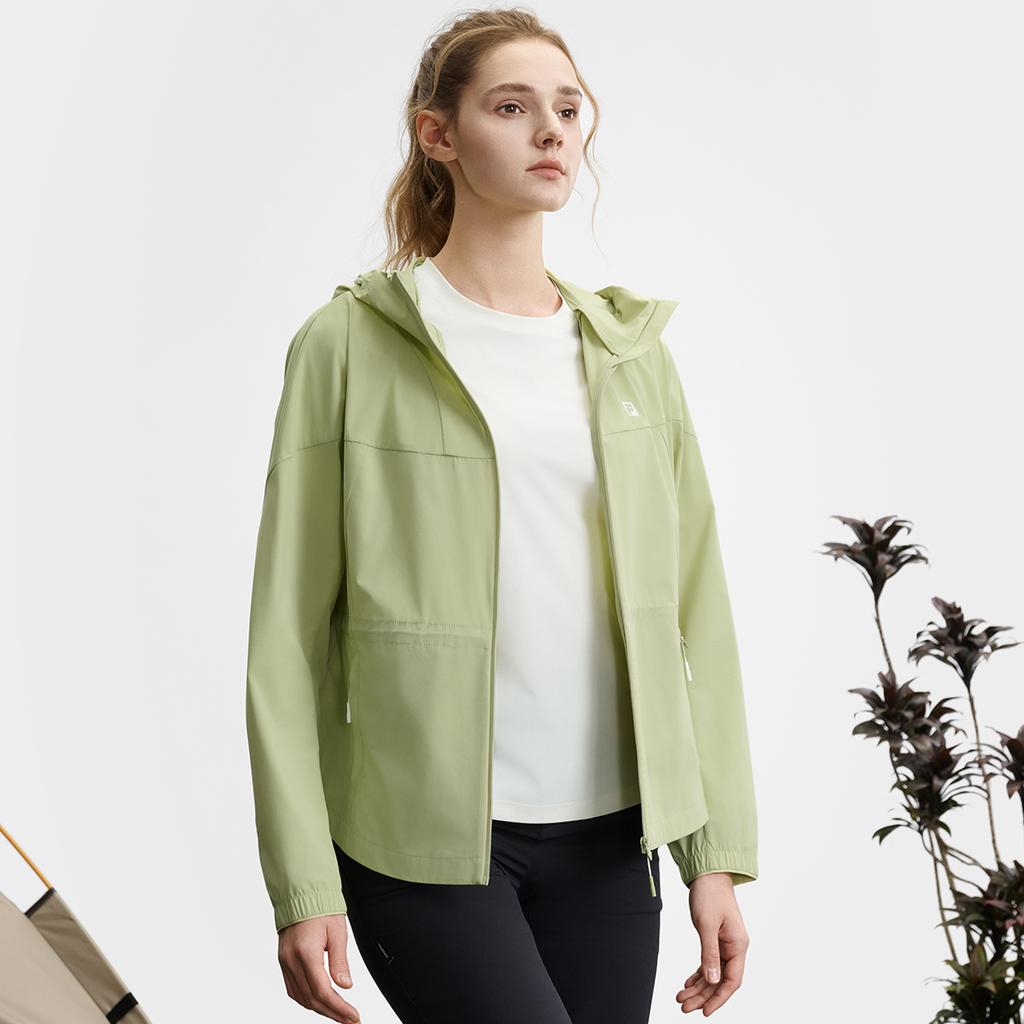 New FILA AthleticsEXPLORER Jacket Women's Seedling Green A11W527701F-LG