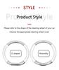 Carbon Fiber Nappa Leather Car Steering Wheel Cover Accessories For Kia K5 Sportage Picanto Xceed Rio Cerato Soul Carens Seltos