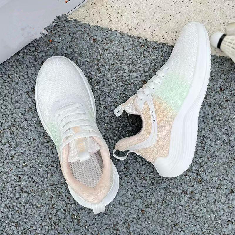 Female students running sports shoes men's shoes spring and summer new trendy versatile breathable high-value casual shoes