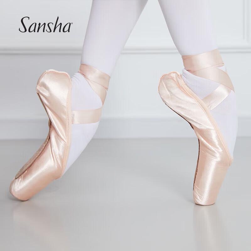 Женские атласные пуанты Sansha 38