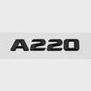 Car Tailgate Sticker Rear Trunk 3D Letter Emblem Badge for Merced-es Ben-z  A Class A45 A63 A140 A160 A180 A200 A220 A250 A260