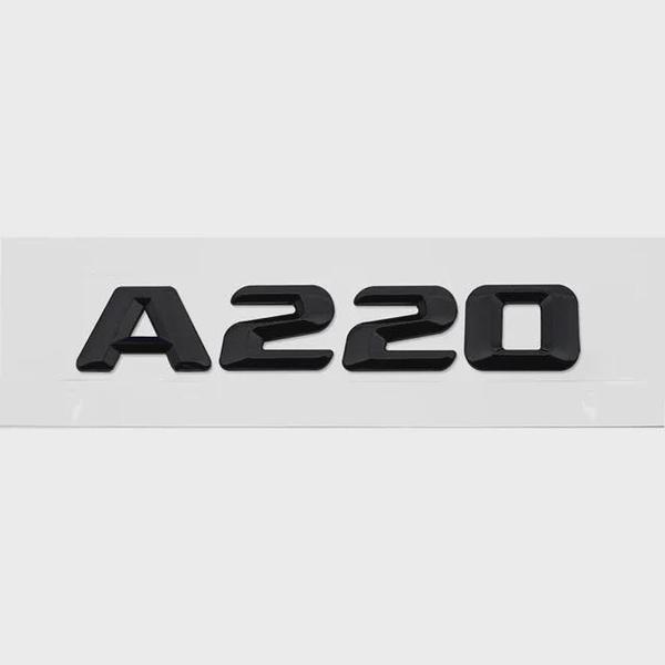 Car Tailgate Sticker Rear Trunk 3D Letter Emblem Badge for Merced-es Ben-z  A Class A45 A63 A140 A160 A180 A200 A220 A250 A260