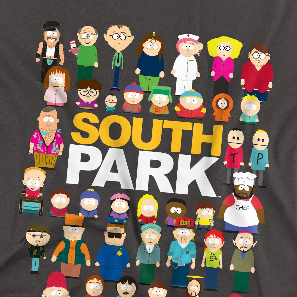 South Park Unisex Adult Full Cast T-Shirt