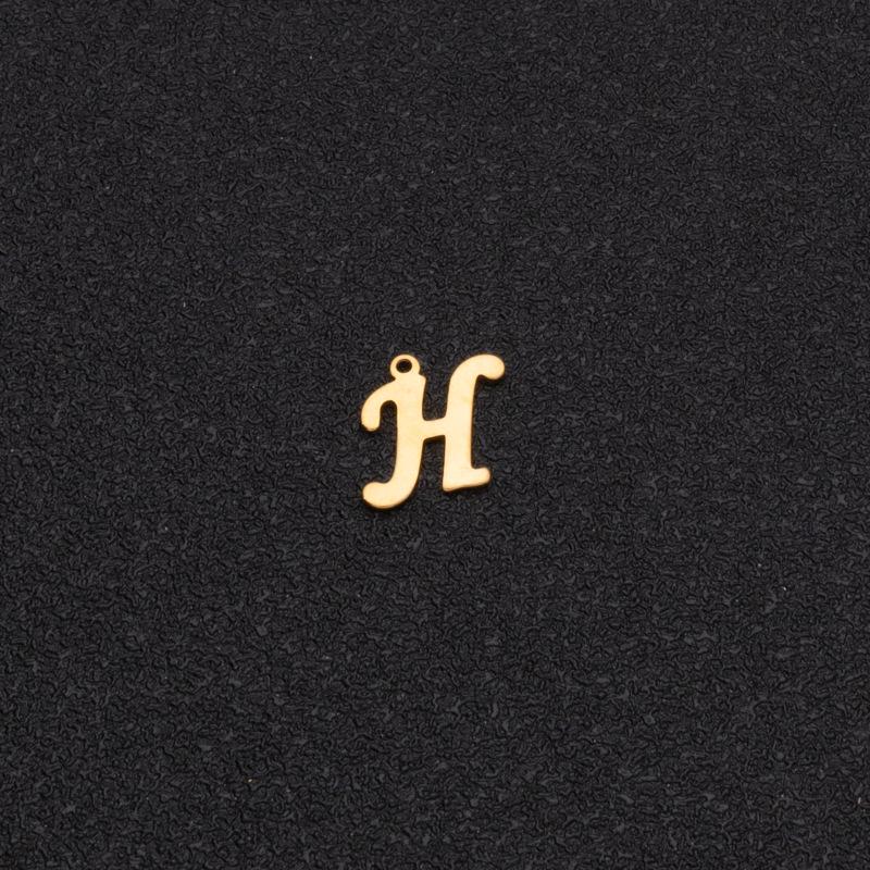 Custom Stainless Steel A-Z Letter Charms - Fade-Resistant DIY Pendants