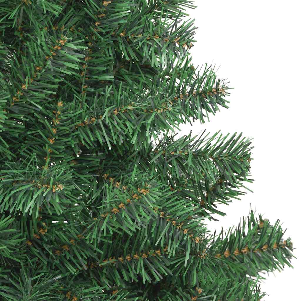 Christmas Tree with 300 LEDs and Stand Green 180 Cm PVC
