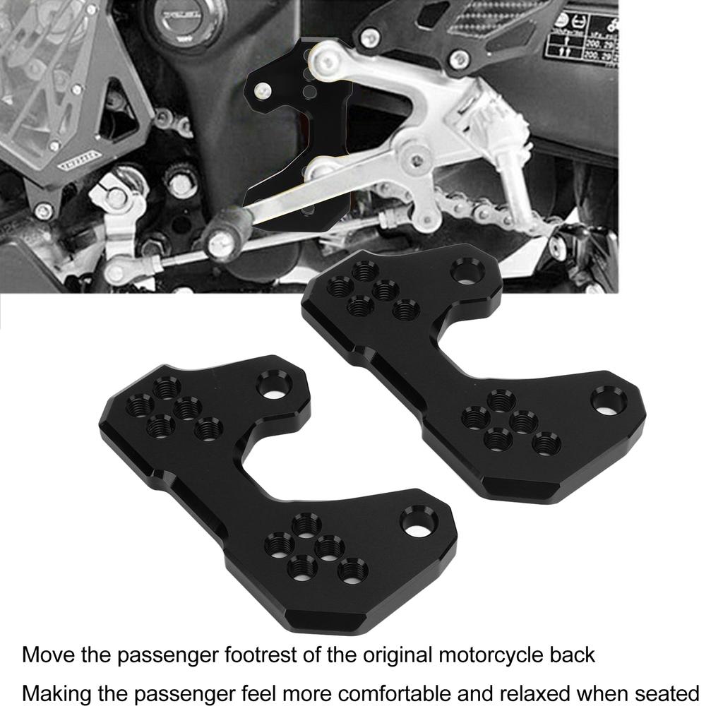 2pcs Passenger Footpad Back   Bracket CNC Aluminium Alloy Replacement for YZF R3 MT25 MT03