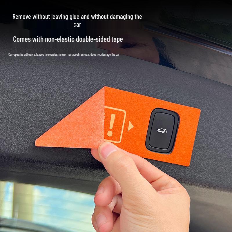 AITO M8 M9 New M7 Electric Tailgate Warning Sticker - Car Modification Accessory