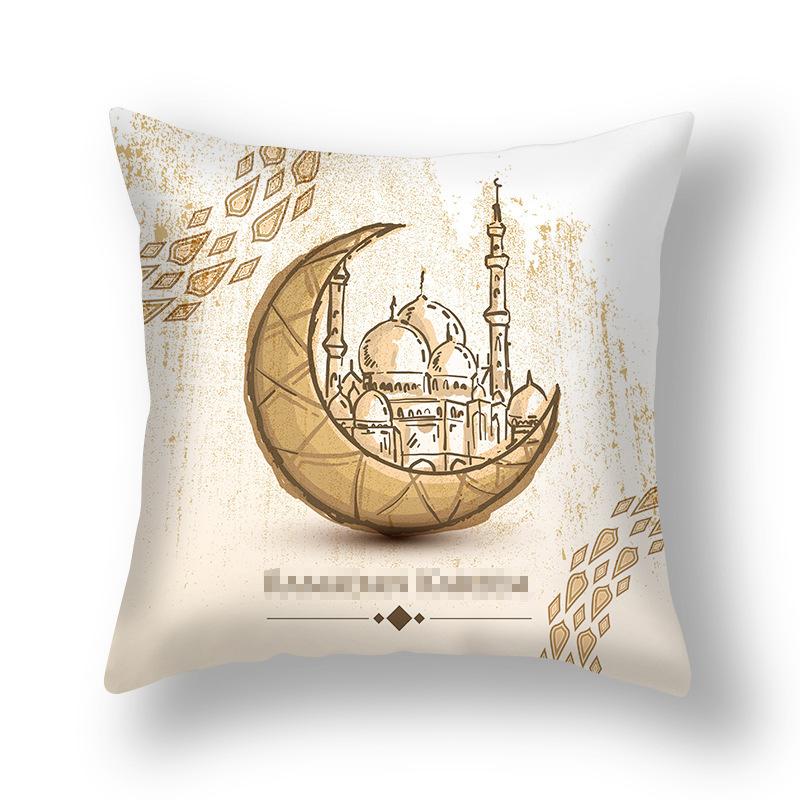 New Moon Festival Printed Cushion Pillow Case Nordic Living Room Sofa Office Festival Pillow Backrest