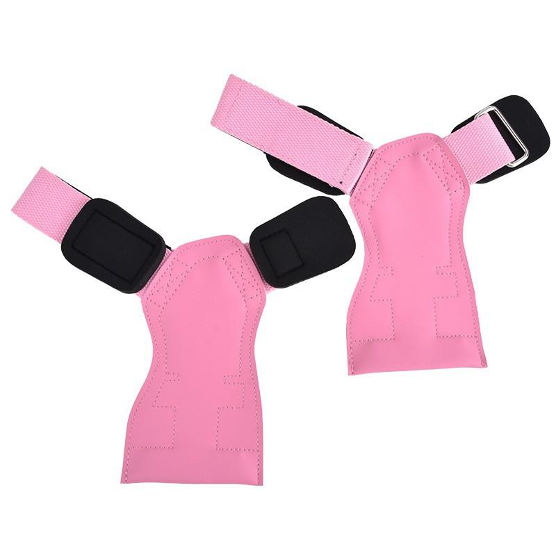 

Sports Fitness Booster With Wrist Guard Gloves Male Pull-up Hard Pull Grip Single Bar Palm Protection розовый