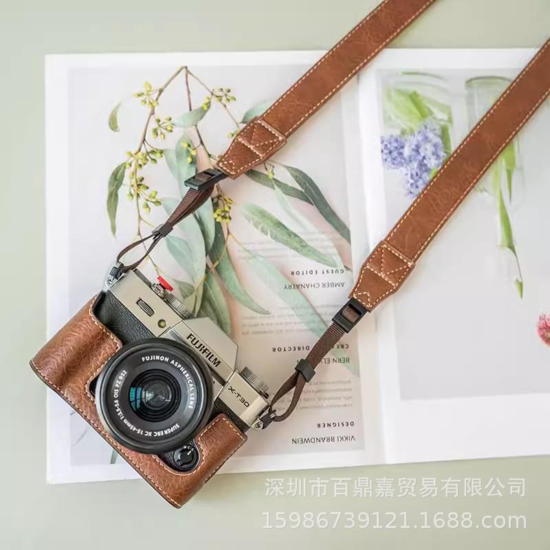 PU ādas kameras futrālis Fujifilm X-T30