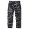 Men's multi-colored large-size long pants with multiple pockets, casual work pants