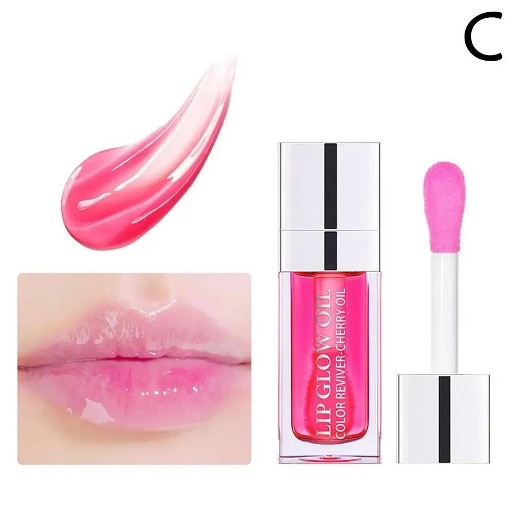 Fruit Honey Lip Moisturizing Glaze Clear Gloss Glass Waterproof Makeup 1 Pcs 03 C