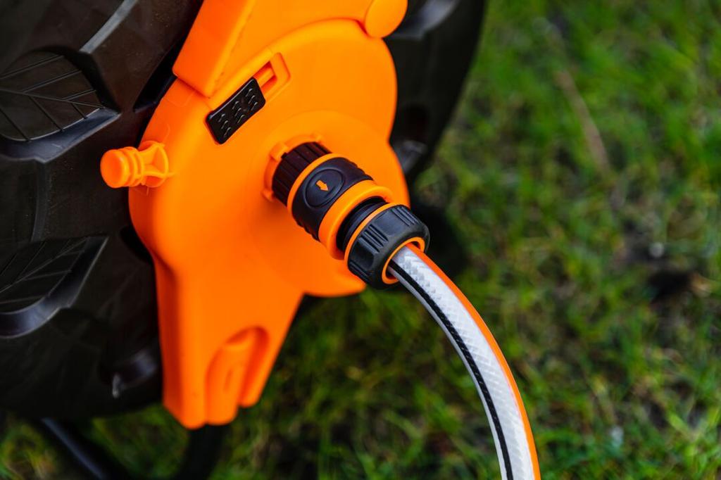 Garden Hose Stand, Plastic, For 60M Of Hose 1/2'' - T N15-791